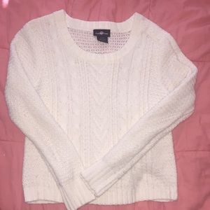 Cream Cable Knit Sweater